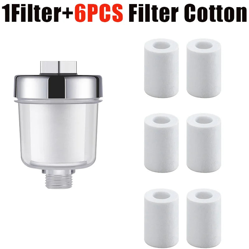 Water Outlet Purifier Kit Universal Faucet Filter Kitchen Bathroom Shower Filter Transparent Bathroom Filtration System For Home