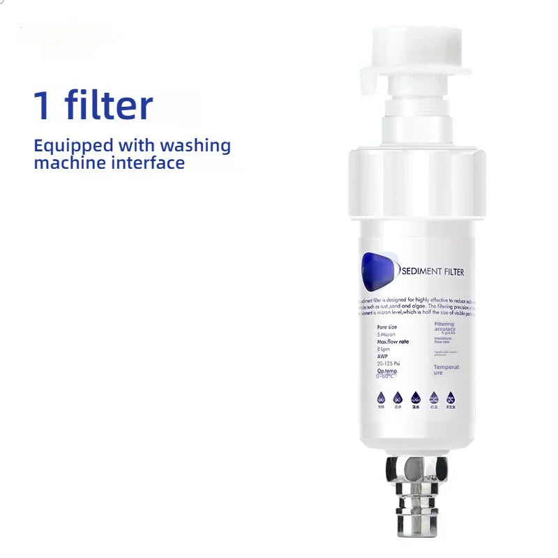 Water Filter Purifier Shower Washing Machine Filter Under Sink Water Filtration System Tap Water Pre-chlorine Removal Filter
