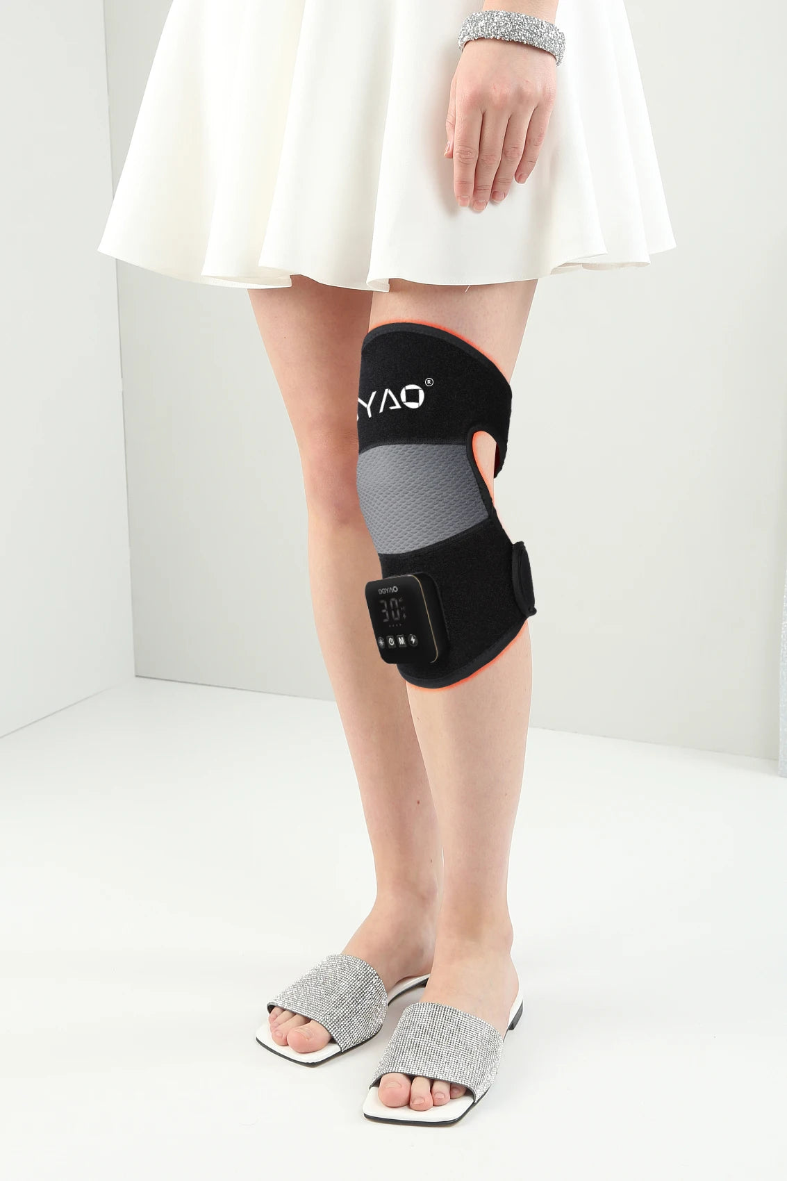 DGYAO Red Light Therapy Knee Massager for Men and Women Portable and Rechargeable