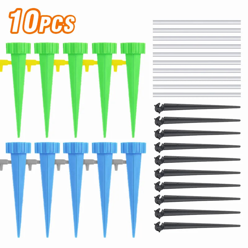 Drip Irrigation Kit For Pots Automatic Garden Plants Watering System Houseplants Waterer Greenhouse Flowers Adjustable Drippers