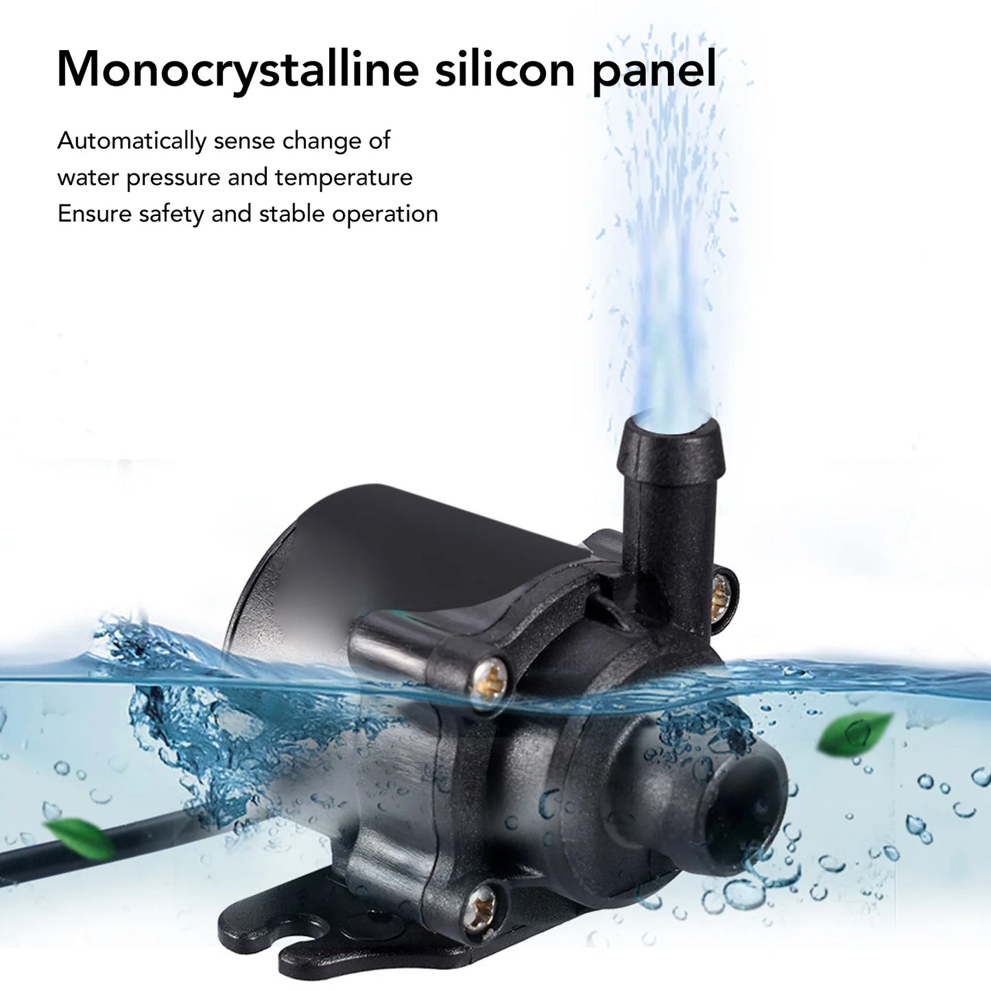 20W Solar Water Pump Kit Farm Irrigation System With Switch Environmentally Friendly And Power Saving Stable Power Output