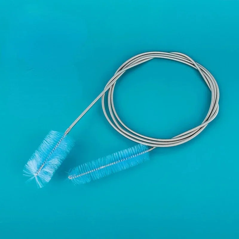 Aquarium Accessories Tank Cleaner Water Filter Flexible Double Ended Hose 90/155/200cm Pipe Cleaning Brush Nylon Air Tube