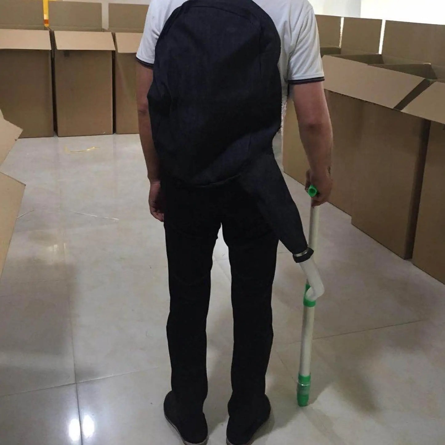 Manual Fertilizer Spreader with Bag Garden Manure Broadcast Applicator Tool for Farm Corn Vegetables Cane Fruit Trees