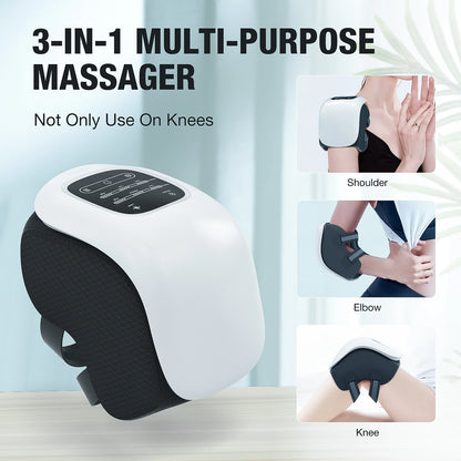 Arthritis Pain Relief Joint Massage Machine Smart Infrared Physiotherapy Hot Compress Vibration Knee Massager With Heat