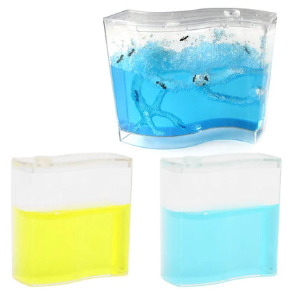 2025 New Compact Ant Farm Fun Ant Nest with Translucent Gel Visible 3D Maze Farm Insect Ecology Box for Kids Study Science Toys