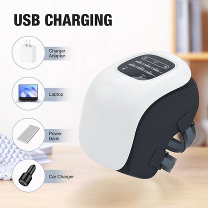 Arthritis Pain Relief Joint Massage Machine Smart Infrared Physiotherapy Hot Compress Vibration Knee Massager With Heat