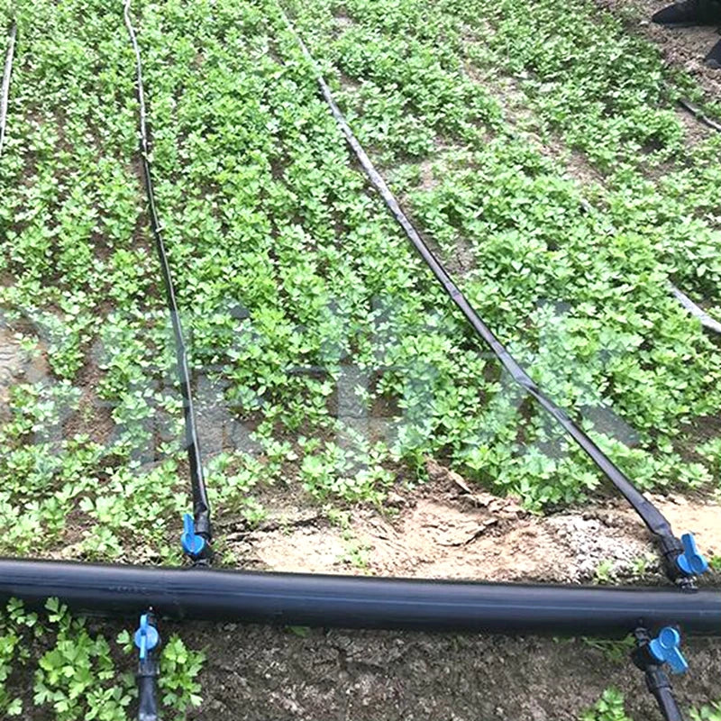 5~50m Drip Irrigation System Rain Drip Tape Farm Greenhouse Home Garden Plants Trickle Irrigation Drip Hose Emitter Inside