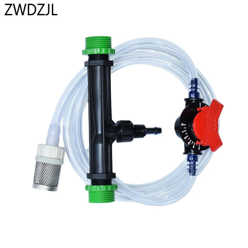Venturi Fertilizer Injector 1/2 3/4 Irrigation Venturi System Automatic Fertilizer Kit For Agriculture Greenhouse 1Set