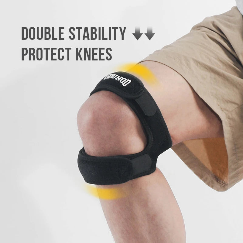 Hiking Soccer Basketball  Running Jumpers of Knee Pain Relief Support with Adjustable  Patellar Tendon Support Strap