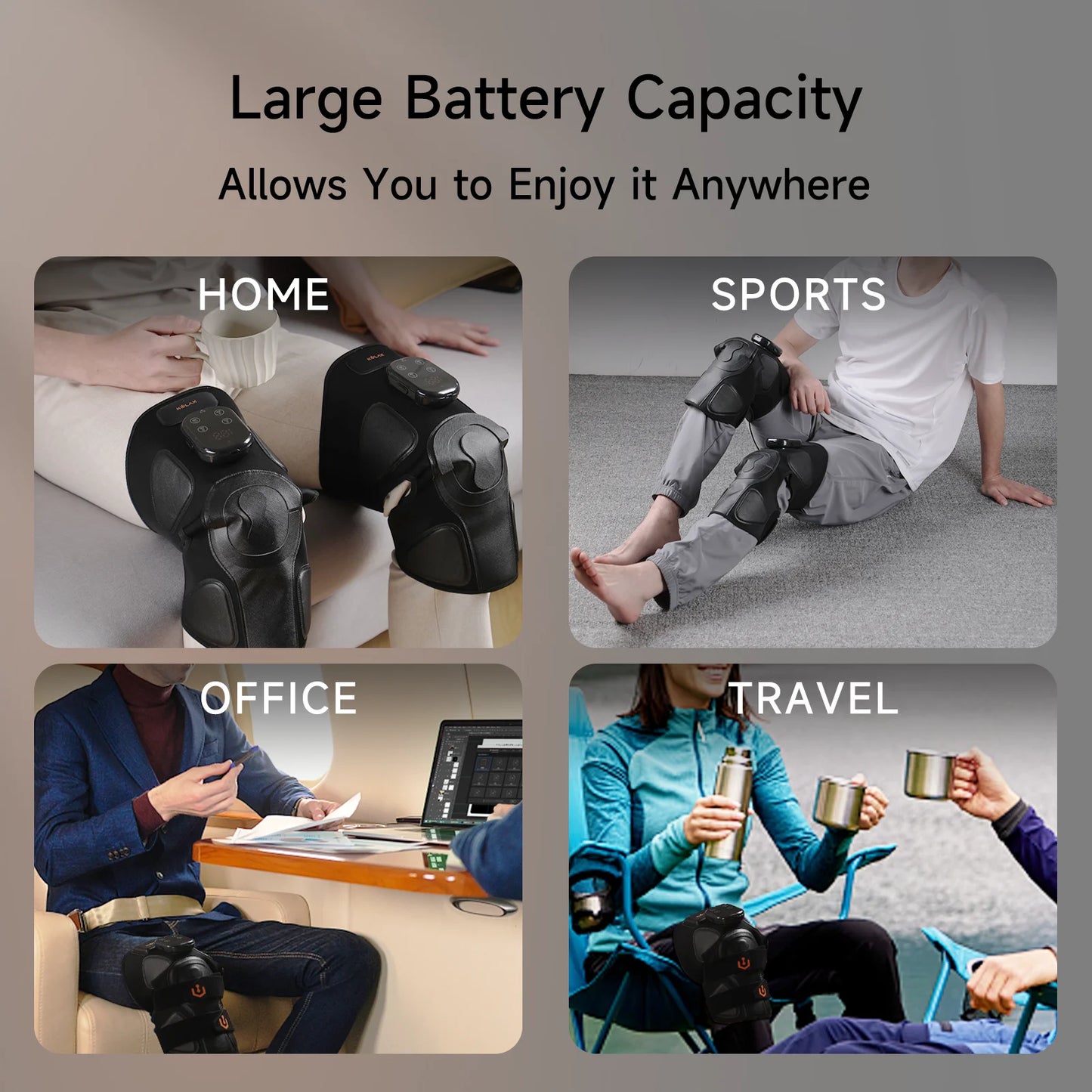 Smart Electric air Compression Heating Knee Massager Pain Relief Knee Massager Machine