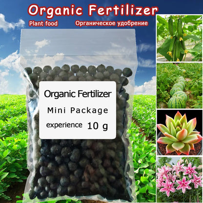 10 g Organic Fertilizer Mini Package Green General Purpose Safe And Pollution Free Use Flower Plant Food For Garden Bonsai