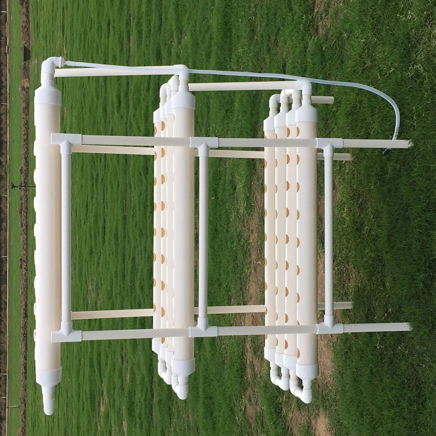 Garden Soilless Culture Equipment Hydroponic System Growth Kitsfamily Balcony Pipe Type Vegetable Planter UPVC Flower Stand