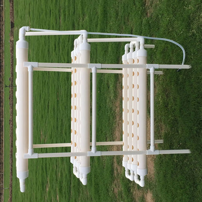 Garden Soilless Culture Equipment Hydroponic System Growth Kitsfamily Balcony Pipe Type Vegetable Planter UPVC Flower Stand