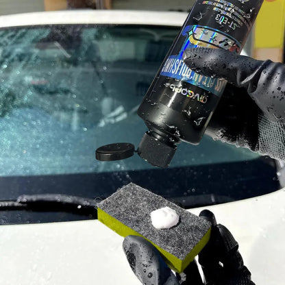 Car Glass Oil Film Remover Glass Polishing Hydrophobic Glass Coating Stain Removal Windshield Clear Window Auto Detailing Tool