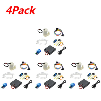 1-5set Automatic Irrigation Module DIY Automatic Watering Kit Garden Water Pump Soil Moisture Sensor Relay Module For Arduino