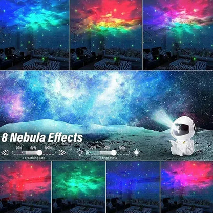 Astronaut Starry Sky Projection Light for Bedroom Galaxy Night Light Star Laser Atmosphere Lamp Room Decor Gift for Kids Adults