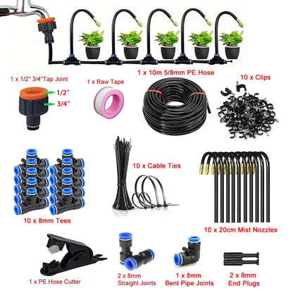 Universal Sprinkler Irrigation Watering Kits For Watering Vegetable , Flowers, Aquaculture, Cooling And Landscaping Irrigation