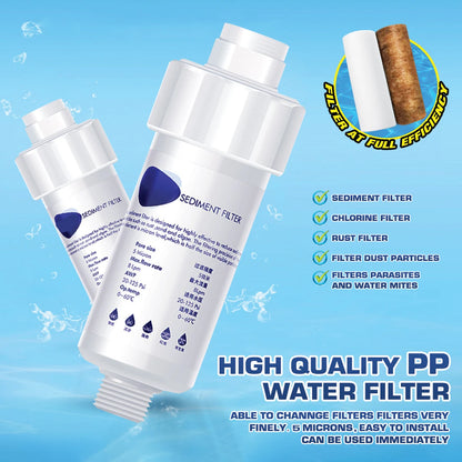 Water Filter Purifier Shower Washing Machine Filter Under Sink Water Filtration System Tap Water Pre-chlorine Removal Filter