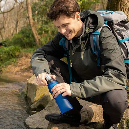 TPU Foldable Bottle Water Filter System Outdoor Portable Water Purifier Ultrafiltration Membrane Filter Field Survival Tools