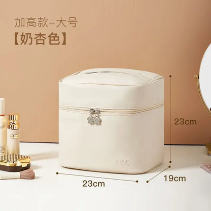 New Cosmetics Organizer Vertical Large-capacity Cosmetic Bag Deep Portable Handheld Waterproof Out Wash Storage Bag