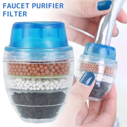 Household Kitchen Home Faucet Tap Water Filter Clean Filter Purifier Filtration Cartridge 21-23mm Activated Carbon Water Filter