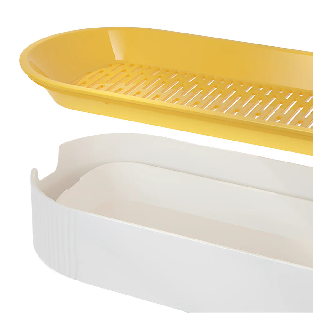 Cat Grass Growing Kit Hydroponic , Fast Germination Pet Grass Planter Plastic Tray Set for Cats