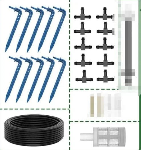 Solar Automatic Drip Irrigation System Kit DIY Irrigation System for Garden Outdoor Indoor Gardening System  9 Timing Modes