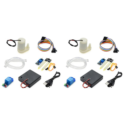 1-5Set Automatic Irrigation Module DIY Automatic Watering Kit Garden Water Pump Soil Moisture Sensor Relay Module for Arduino