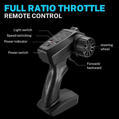 RC Drift Car 1:24 Remote Control Car for Kid 20KM/H 4WD High Speed RC Car with LED Lights Extra Drifting Tires Vehicle for Adult