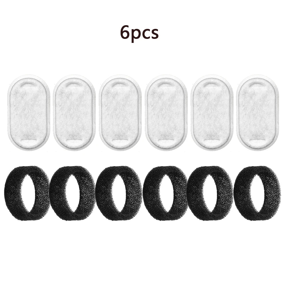 Pet Water Dispenser Filter Cat Water Fountain Filter Drinking Fountain Filter Cycle Filtering Easy To Clean