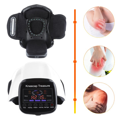 Electric Knee Massager Infrared Knee Pads Physiotherapy for Joint Air Pressure Heating Vibration Massager for Elbow Leg Shoulder