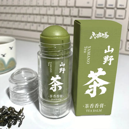 Tea and Sandalwood Fragrances Solid Balm Body Balms Lasting Fragrance Light Fragrances Fresh Body Deodorants Portable for Travel
