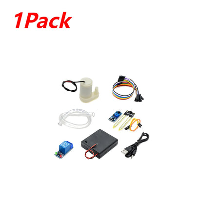 1-5set Automatic Irrigation Module DIY Automatic Watering Kit Garden Water Pump Soil Moisture Sensor Relay Module For Arduino