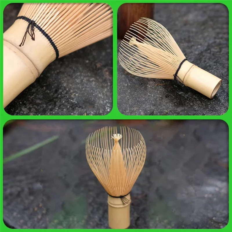 ABJI-Bamboo Tea Brush Traditional Handmade Japanese Matcha Stirring Brush Bamboo Tea Brush