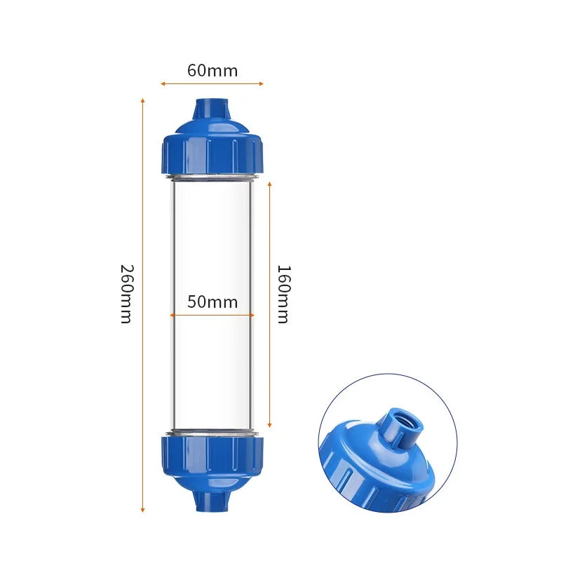 Water Purifier DIY Filter Material Bottle Removable Empty Shell Multifunctional PET Filter Tube Water Dispenser Accessories