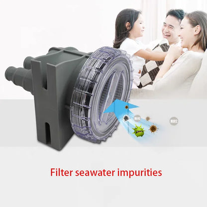 Durable Raw Liquid Strainer Portable Sea Water Filter Kayak Accessories Marine Intake Engine Cleaner Cooling