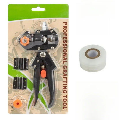 Professional Garden Grafting Tool Kit 2 in 1 Farming Pruning Scissors Shears Set Fruit Tree Secateurs Durable Grafting Knife Kit