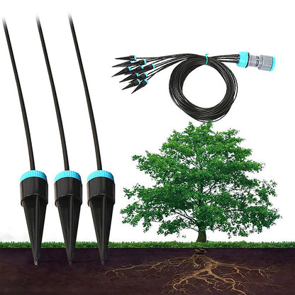 10 Head Drip Irrigation Kit 1/2" Garden Watering Kit Greenhouse Potted Plant Watering System Garden Irrigation Water Saving Kit