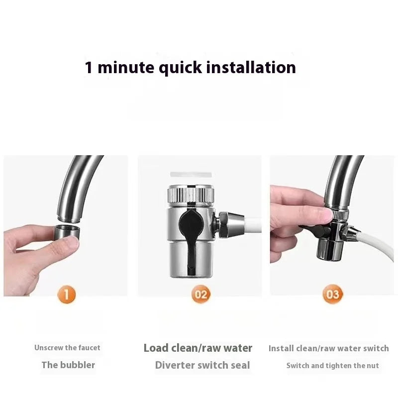 Water Purifier Household Direct Drinking Tap Filter Tap Water Transparent Water Filter Ceramic Cartridge