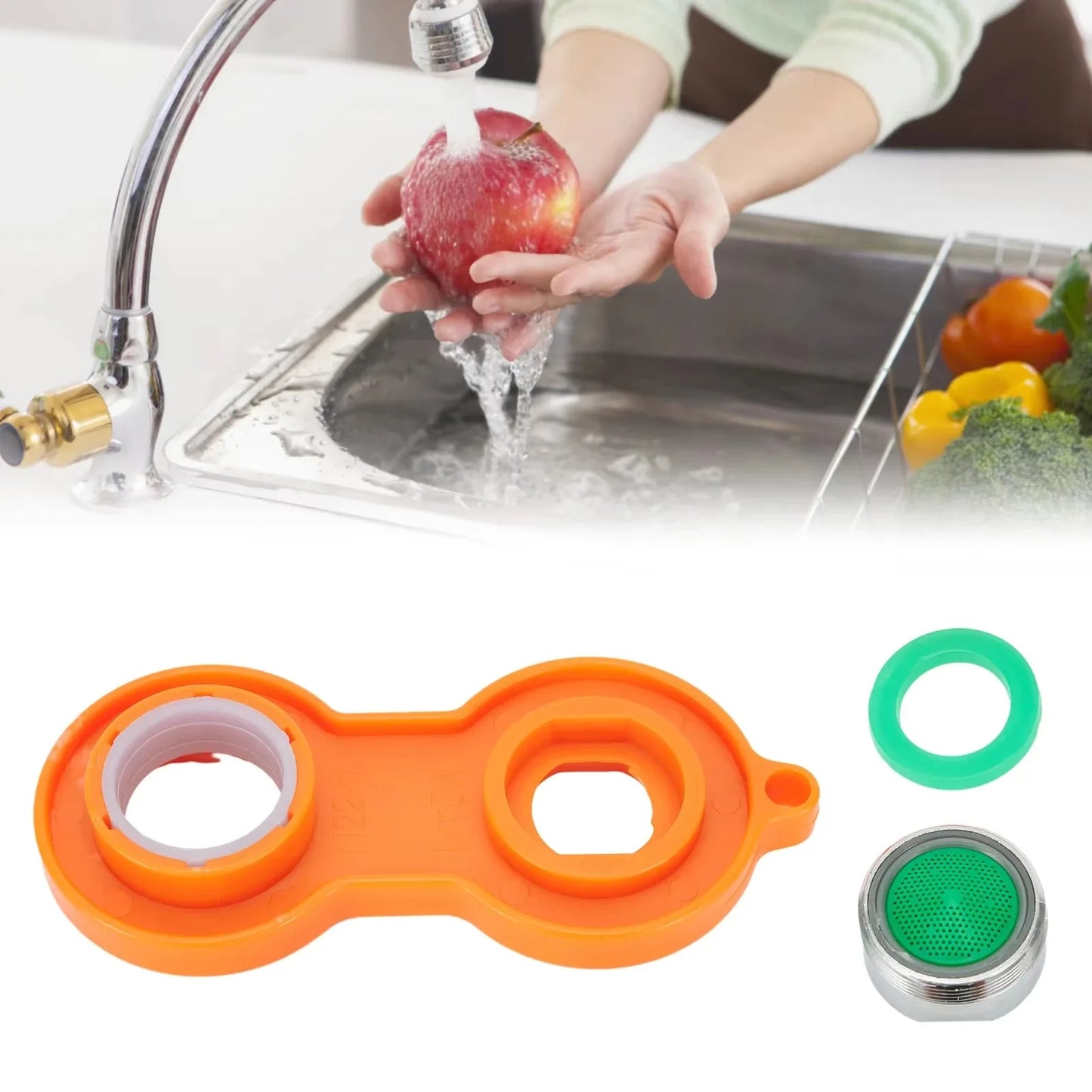 10pcs Water Saving Faucet Aerator Replaceable Filter Mixed Nozzle M24 24mm Thread Bathroom Faucet Bubbler Accessories