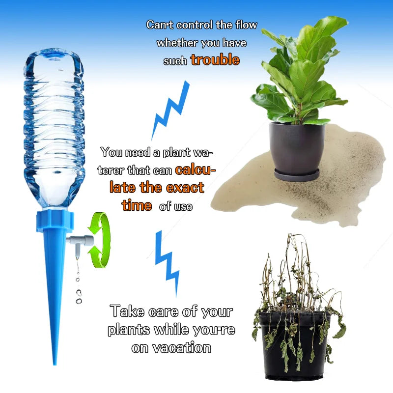 Self-Watering Kit Automatic Waterer Drip Irrigation Indoor Plant Auto Watering Device Home Flower Garden Tool