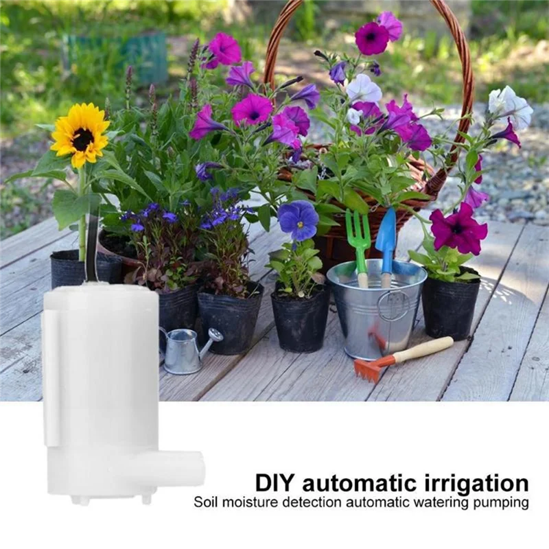 WCS-1Set Automatic Irrigation DIY Kit Watering System Capacitive Soil Moisture Sensor And Water Pump For Garden Watering DIY