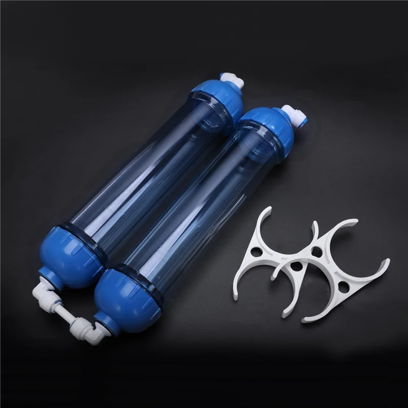 A02F-Water Filter 8Pcs T33 Cartridge Housing Diy T33 Shell Filter Bottle 4Pcs Fittings Water Purifier For Reverse Osmosis