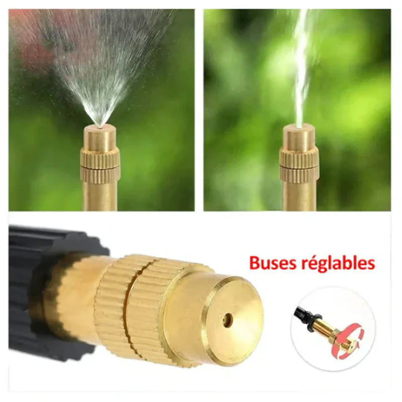 Greenhouse Drip Irrigation Kit 5M-20M 360° Curved Garden Automatic Irrigation System  Patio Misting Plant Watering Distribution