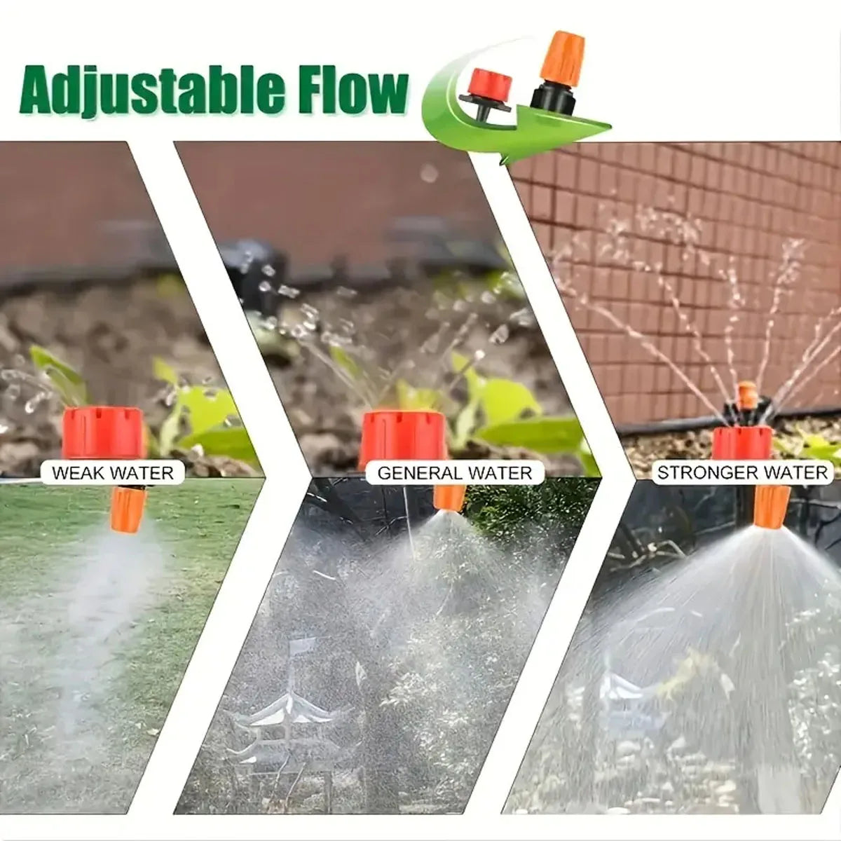 30 meter DIY Horticultural Drip Irrigation System Watering Set Automatic Flower Waterer Green Plant Adjustable Irrigation Sets