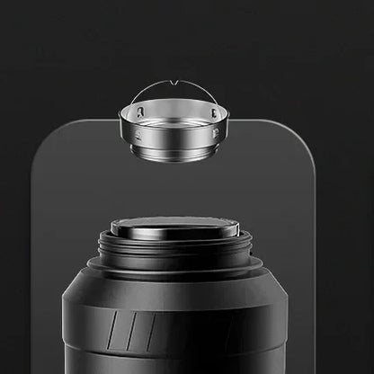 Large Capacity 2L Water Bottle Glass Bottle with Removable Straw, High Borosilicate Glass Water Bottle with Carry Handle for Gym