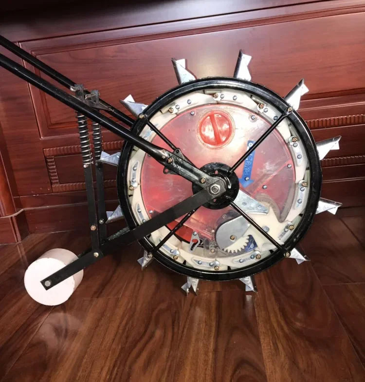 Farm Agriculture Hand Tools Manual Seeder Corn Planter With Fertilizer Box Hand Push Single Row