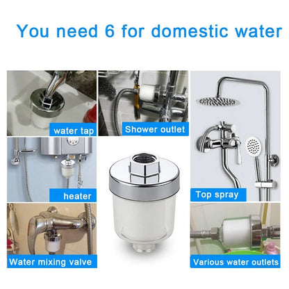 Water Purifier Filter Tap Universal For Kitchen Bathroom Shower Washing Machine Household Filter PP Cotton Highdensity Practical