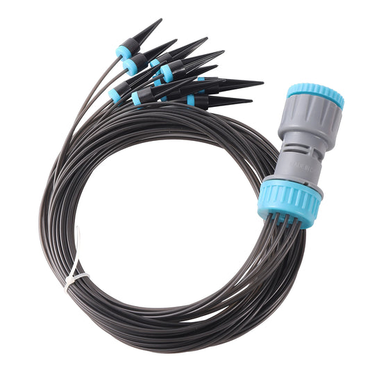 10 Head Drip Irrigation Kit 1/2" Garden Watering Kit Greenhouse Potted Plant Watering System Garden Irrigation Water Saving Kit