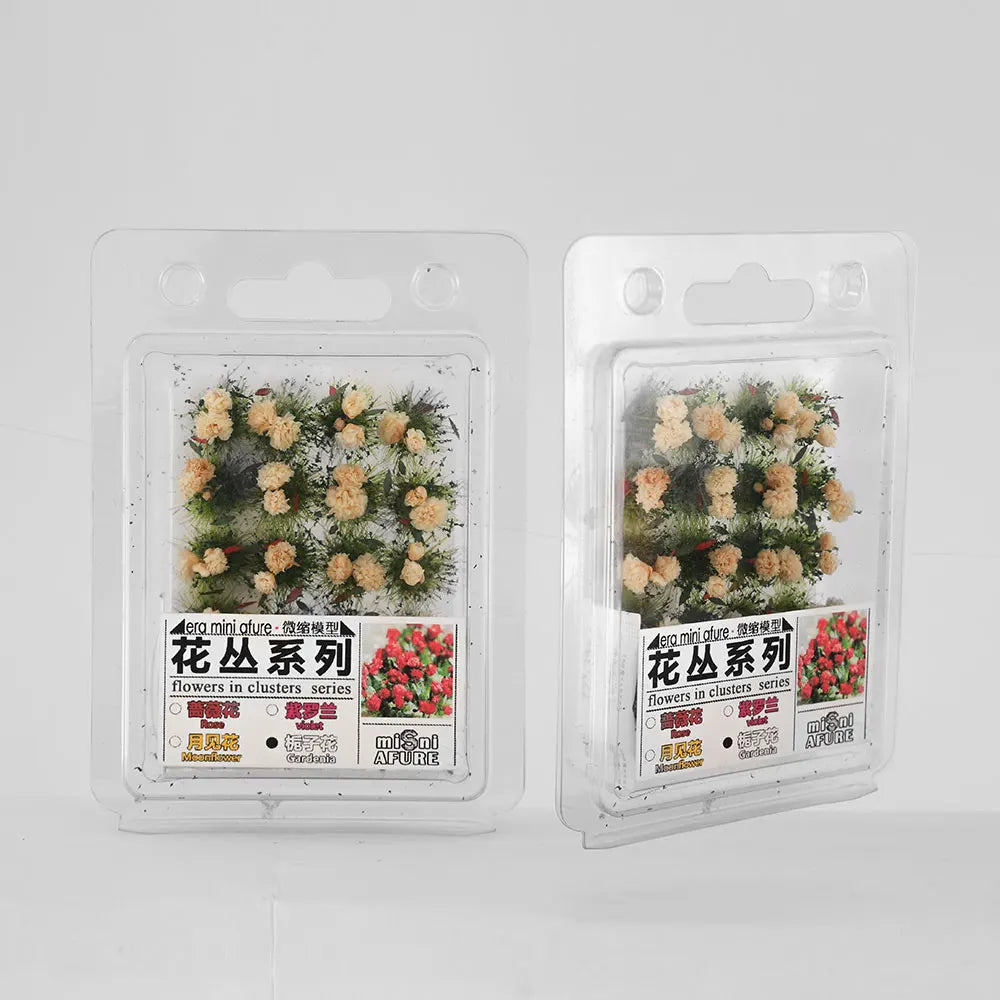 Micro Landscape DIY Accessories Building Garden Flower Cluster Model Sand Table Layout Static Grass  Diorama Kit 1Box